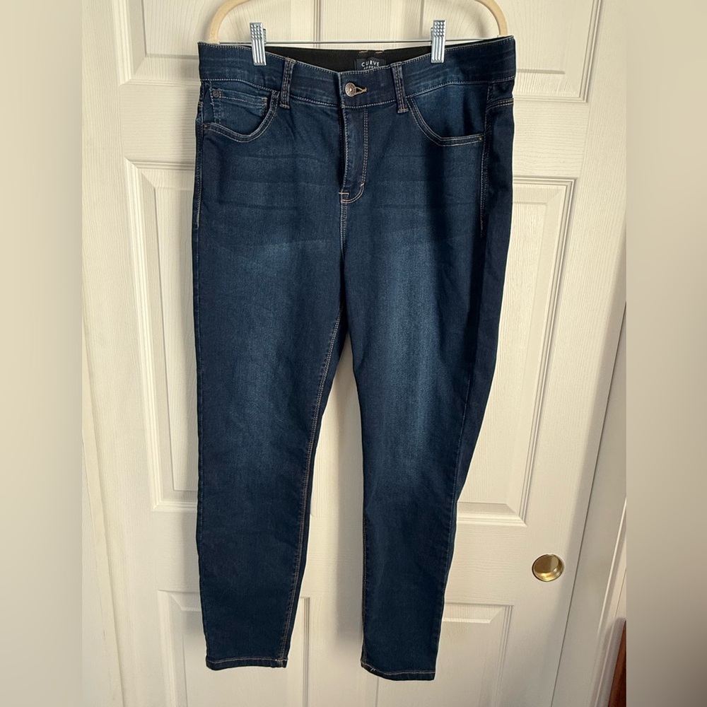 Curve appeal stretch skinny jeans 14/32 NWOT